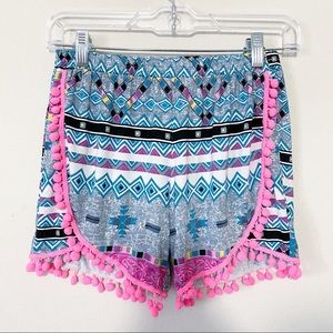 Pomelo PomPom Stretchy Shorts